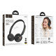 Бездротові накладні навушники HOCO W62 Verso retro BT headphones Black (6942007648127)