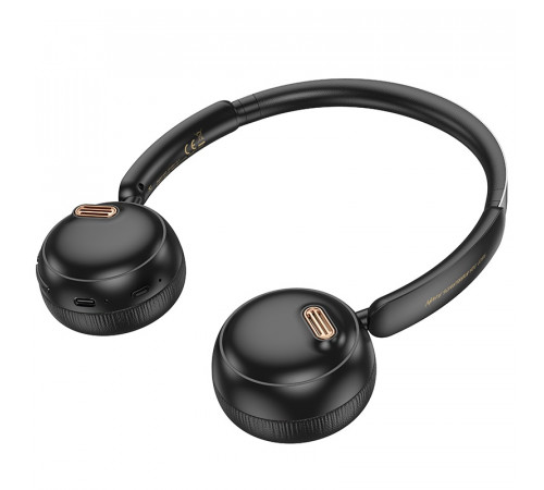 Бездротові накладні навушники HOCO W62 Verso retro BT headphones Black (6942007648127)