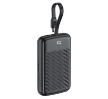 Зовнішній акумулятор ACEFAST M13 PD22.5W power bank with cable 10000mAh Black (6974316283959)