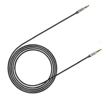 Аудіокабель Baseus M30 3.5mm male to 3.5mm male, nylon braid, 1.5m Silver+Black (CAM30-CS1)