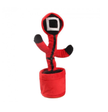 Танцюючий кактус м'яка іграшка повторюва "Гра в кальмар"(100)