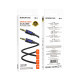 Аудіокабель BOROFONE BL20 3.5mm male to 3.5mm male, silicone, 1m, Black (6941991114373)