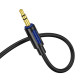 Аудіокабель BOROFONE BL20 3.5mm male to 3.5mm male, silicone, 1m, Black (6941991114373)