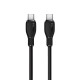 Кабель Baseus Pudding Series Fast Charging Cable Type-C to Type-C 100W 1.2m Cluster Black (P10355702111-00)