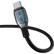 Кабель Baseus Pudding Series Fast Charging Cable Type-C to Type-C 100W 1.2m Cluster Black (P10355702111-00)