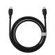 Кабель Baseus Pudding Series Fast Charging Cable Type-C to Type-C 100W 1.2m Cluster Black (P10355702111-00)