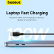 Кабель Baseus Pudding Series Fast Charging Cable Type-C to Type-C 100W 1.2m Cluster Black (P10355702111-00)
