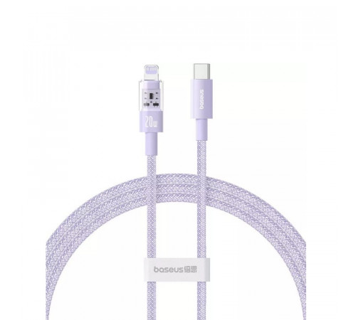 Кабель Baseus Gem Fast-Charging Data Cable USB-C to iP 20W 2m Nebula Purple (P10373001511-01)