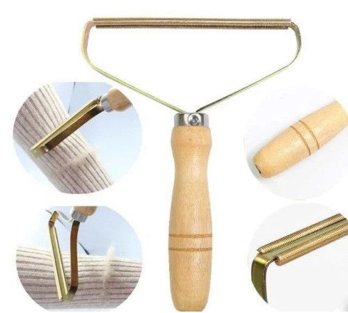 Щетка-скребок для удаления катышков, ворса и шерсти с одежды, мебели и ковров(500)