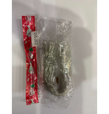 Гірлянда прозорий провід на батарейках 20LED - 3 метри жовтий SF-36 КОД 2006 (200)