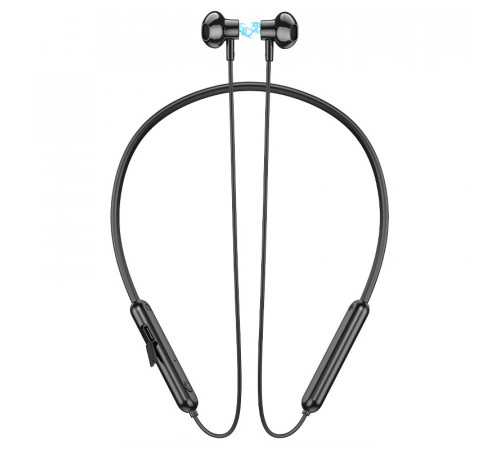 Бездротові спортивні навушники HOCO ES67 Perception neckband BT earphones Black (6942007602396)