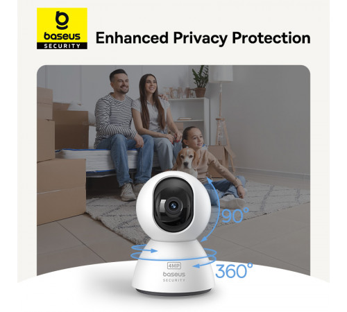 IP-камера відеоспостереження Baseus Security P1 Indoor Camera 3K White EU (S0TV012132)