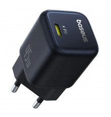 Мережевий зарядний пристрій Baseus PicoGo GaN Fast Charger 1C 45W EU Cosmic Black (P10176800123-00)