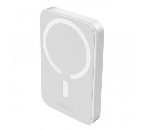 Зовнішній акумулятор Baseus Magnetic Mini Air Wireless Fast Charge Power Bank 6000mAh 20W Stellar White（With Simple Series Charging Cable Type-C to (P10059002223-00)