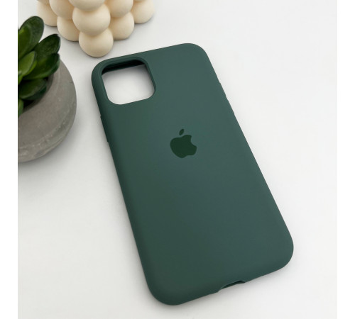 Чохол для смартфона Silicone Full Case AA Open Cam for Apple iPhone 11 Pro кругл 46,Pine Green (FullOpeAAKPi11P-46)