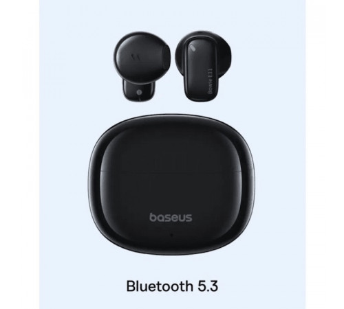 Бездротові навушники Baseus Bowie E11 True Wireless Earphones Cluster Black (A00053500113-Z1)