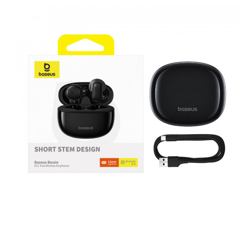 Бездротові навушники Baseus Bowie E11 True Wireless Earphones Cluster Black (A00053500113-Z1)