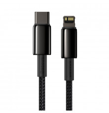 Кабель Baseus Tungsten Gold Fast Charging Data Cable Type-C to iP PD 20W 2m Black (CATLWJ-A01)