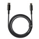 Кабель Baseus Tungsten Gold Fast Charging Data Cable Type-C to iP PD 20W 2m Black (CATLWJ-A01)