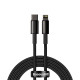 Кабель Baseus Tungsten Gold Fast Charging Data Cable Type-C to iP PD 20W 2m Black (CATLWJ-A01)