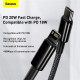 Кабель Baseus Tungsten Gold Fast Charging Data Cable Type-C to iP PD 20W 2m Black (CATLWJ-A01)