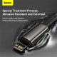 Кабель Baseus Tungsten Gold Fast Charging Data Cable Type-C to iP PD 20W 2m Black (CATLWJ-A01)
