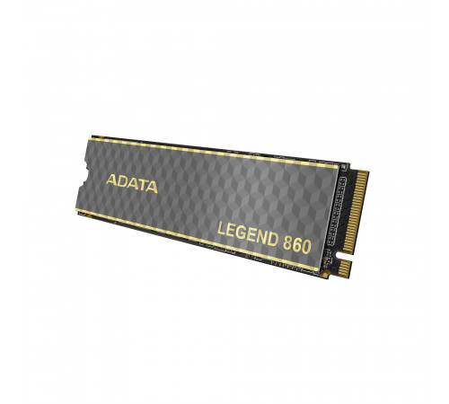 Накопичувач SSD M.2 ADATA LEGEND 860 1TB 2280 PCIe Gen 4x4 3D NAND Read/Write: 6000/4000 MB/sec (SLEG-860-1000GCS)