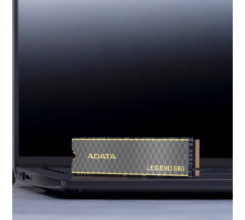 Накопичувач SSD M.2 ADATA LEGEND 860 1TB 2280 PCIe Gen 4x4 3D NAND Read/Write: 6000/4000 MB/sec (SLEG-860-1000GCS)