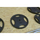 Скамья Black Rock + Стойки Black Rock + Металлическая штанга RN-Sport Quatro 105 кг