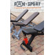 Скамья Black Rock + Стойки Black Rock + Металлическая штанга RN-Sport Quatro 105 кг