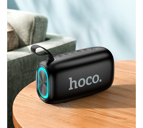 Портативна колонка HOCO HC25 Radiante sports BT speaker, 10W*2, Black (6942007618847)