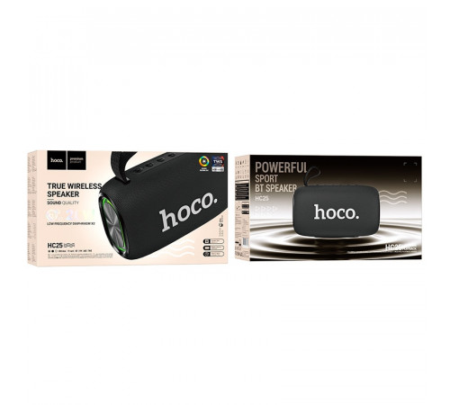 Портативна колонка HOCO HC25 Radiante sports BT speaker, 10W*2, Black (6942007618847)