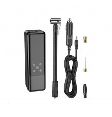 Автомобільний насос HOCO ZP5 May smart air pump Black (6931474795526)