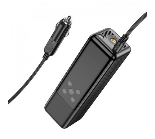 Автомобільний насос HOCO ZP5 May smart air pump Black (6931474795526)