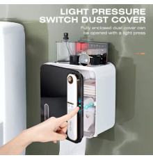 Тримач коробки для туалетного паперу з розумним настінним кріпленням для ароматерапії, LY-837 (18)