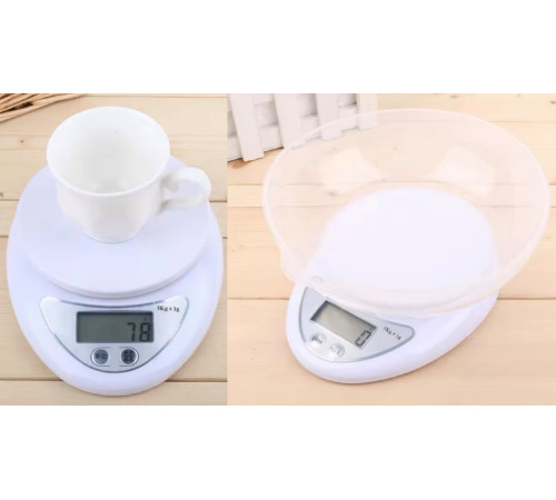 Весы 5 кг    компактрые весы на 5 кг с лотком      B05  (40)