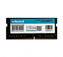 Оперативна пам'ять DDR4 Wibrand 32GB 3200MHz CL22 SODIMM (WI3200DDR4S/32GB)