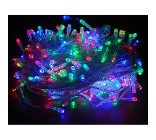 НЕТУ Гирлянда RD-7141 внутр. 200LED 18м Провод-Белый, Цвет ламп-Микс (50 шт/ящ)