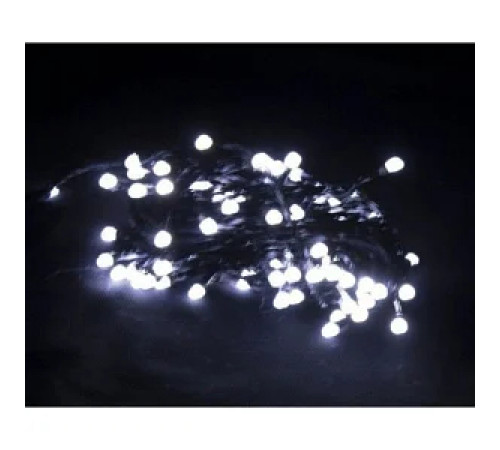 Гирлянда RD-7131 внутр. 200LED 18м Провод-Чёрный, Цвет ламп-Белая (50 шт/ящ)