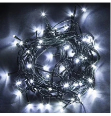 Гирлянда RD-7134 внутр. 300LED 25м Провод-Чёрный, Цвет ламп-Белый (50 шт/ящ)