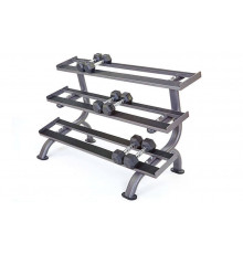 Подставка (стойка) трехъярусная для гантелей RK2215Y