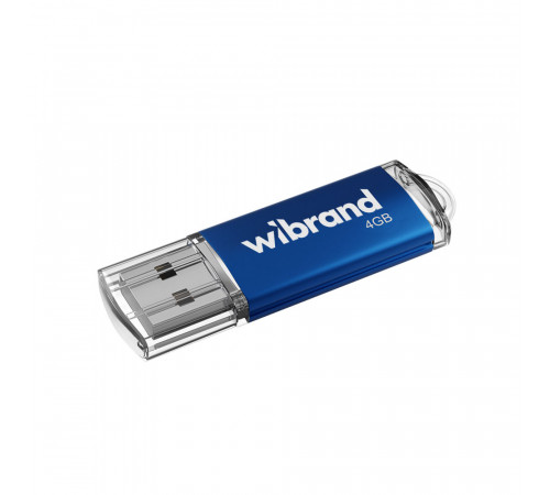 Флеш-накопичувач Wibrand USB 2.0 Cougar 4Gb Blue (WI2.0/CU4P1U)