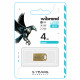 Флеш-накопичувач Wibrand USB 2.0 Hawk 4Gb Gold (WI2.0/HA4M1G)