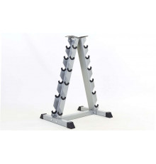 Подставка (горка) для гантелей (6 пар) Zelart RK-104 (металл, р-р 97x69x53см)