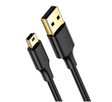 Кабель UGREEN USB 2.0 A Male to Mini 5 Pin Male Cable 1.5m (Black) (UGR-10385)