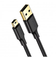 Кабель UGREEN USB 2.0 A Male to Mini 5 Pin Male Cable 1.5m (Black) (UGR-10385)