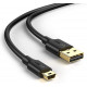Кабель UGREEN USB 2.0 A Male to Mini 5 Pin Male Cable 1.5m (Black) (UGR-10385)