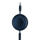 Кабель Baseus Bright Mirror 2 Series Retractable 3-in-1 Fast Charging  Data Cable USB to M+L+C 3.5A 1.1m Blue (CAMJ010003)
