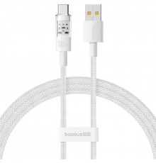 Кабель Baseus Gem Fast-Charging Data Cable USB to USB-C 100W 1m Moon White (P10373002211-00)
