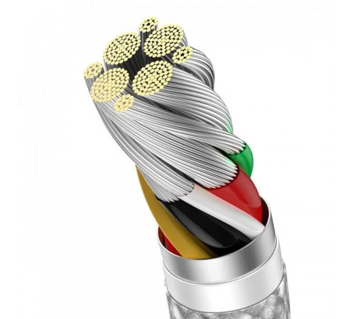 Кабель Baseus Gem Fast-Charging Data Cable USB to USB-C 100W 1m Moon White (P10373002211-00)